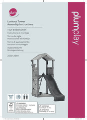 Plum PLAY Lookout Tower Instructions De Montage