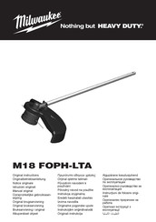 Milwaukee M18 FOPH-LTA Notice Originale