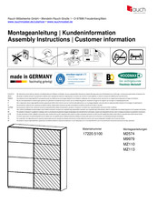 Rauch 17220.5100 Instructions De Montage