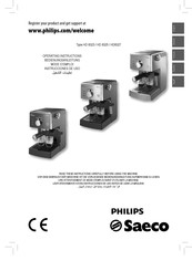 Philips Saeco HD8323/08 Mode D'emploi