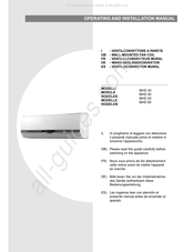 CLIMAVENETA MHD 50 Mode D'emploi