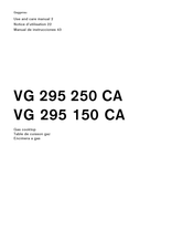 Gaggenau VG 295 250 CA Notice D'utilisation