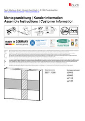 Rauch 96071.1290 Instructions De Montage