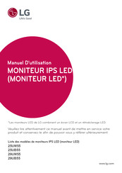 LG 25UM55 Manuel D'utilisation