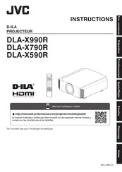 JVC DLA-X590R Manuel D'instructions