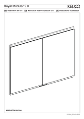 KEUCO Royal Modular 2.0 800210DDEG0500 Serie Instructions D'utilisation