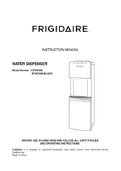 Frigidaire EFWC498-BLACK Manuel D'instructions