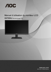 AOC I2475SXJ Manuel D'utilisation