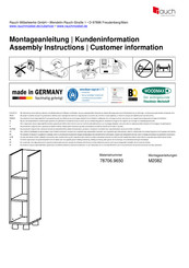 Rauch 78706.9650 Instructions De Montage