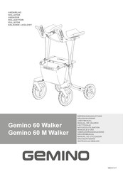 Sunrise Medical Gemino 60 Walker Notice D'utilisation