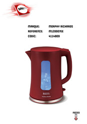 Morphy Richards BRITA M120007EE Mode D'emploi