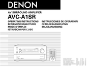 Denon AVC-A1SR Mode D'emploi