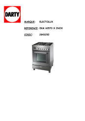 Electrolux ARTHUR MARTIN EKM 60570 X INOX Notice D'utilisation