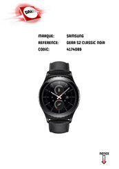 Samsung GEAR S2 CLASSIC Mode D'emploi