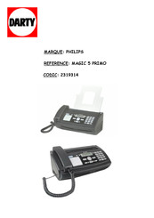 Philips MAGIC 5 PRIMO Guide D'utilisation