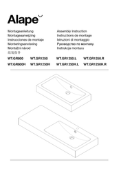 Alape WT.GR1250H.L Instructions De Montage