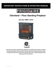 Frigidaire CMSF-1/0310 Manuel D'instructions