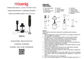 Hkoenig MIX75 Manuel D'instructions