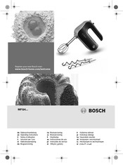 Bosch MFQ4030 Notice D'utilisation