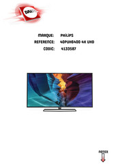 Philips 40PUH6400 Mode D'emploi