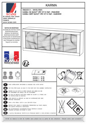 SCIAE KARMA 3657 BAHUT 4PO 16SR3040 Instructions De Montage