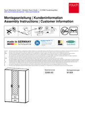 Rauch M1808 Instructions De Montage