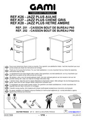 Gami JAZZ PLUS K27 251 Instructions De Montage