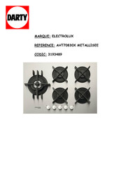 Electrolux ARTHUR MARTIN AHG 70830 Notice D'utilisation