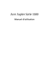 Acer Aspire 1800 Serie Manuel D'utilisation