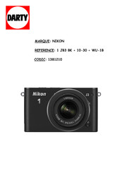 Nikon 1 J3 Manuel De Référence