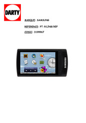 Samsung YP-R1 Manuel D'utilisation