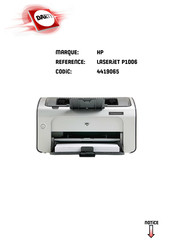 HP LaserJet P1500 Série Guide D'utilisation