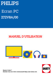 Philips V line 272V8A/00 Manuel D'utilisation