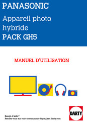 Panasonic Lumix DC-GH5 Manuel D'utilisation