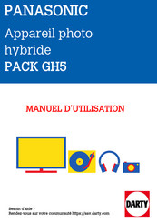 Panasonic LUMIX PACK GH5 Manuel D'utilisation