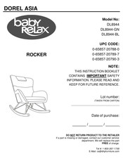 Dorel Asia Baby Relax DL8944-GN Mode D'emploi