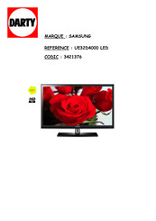 Samsung UE32D4000 E-Manual