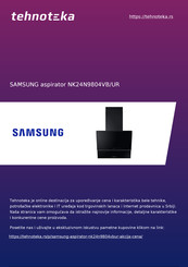 Samsung NK24N9804VB/UR Guide D'instructions D'installation