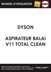 Dyson V11 TOTAL CLEAN Manuel D'utilisation