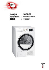 Samsung DV80H4200CW Manuel D'utilisation