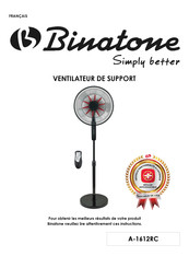 Binatone A-1612RC Mode D'emploi