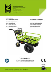 Zipper Maschinen ZI-EWB350 Mode D'emploi