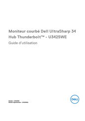 Dell UltraSharp Thunderbolt U3425WE Guide D'utilisation