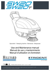 Hillyard TRIDENT SW20 Manuel D'utilisation Et D'entretien