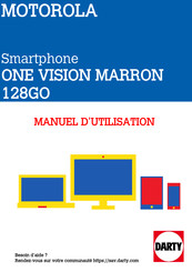 Motorola ONE VISION MARRON 128GO Guide De L'utilisateur
