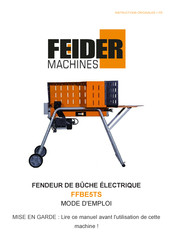 FEIDER Machines FFBE5TS Mode D'emploi