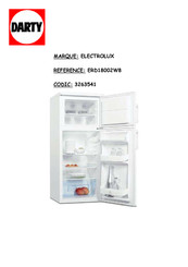 Electrolux ERD18002W Notice D'utilisation