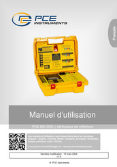 PCE Instruments PCE-MO 3001 Manuel D'utilisation