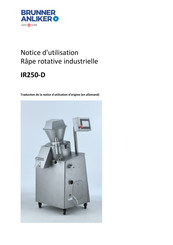 Brunner Anliker IR250-D Notice D'utilisation