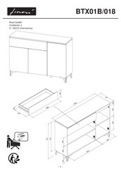 finori BTX01B/018 Instructions De Montage